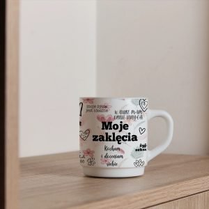 Personalizowany kubek z grafiką „Moje zaklecia"