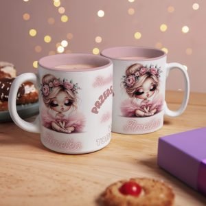 Personalizowany kubek z grafiką „Przedszkolak Amelka"