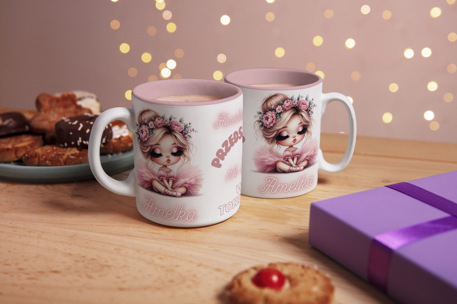 Personalizowany kubek z grafiką „Przedszkolak Amelka"