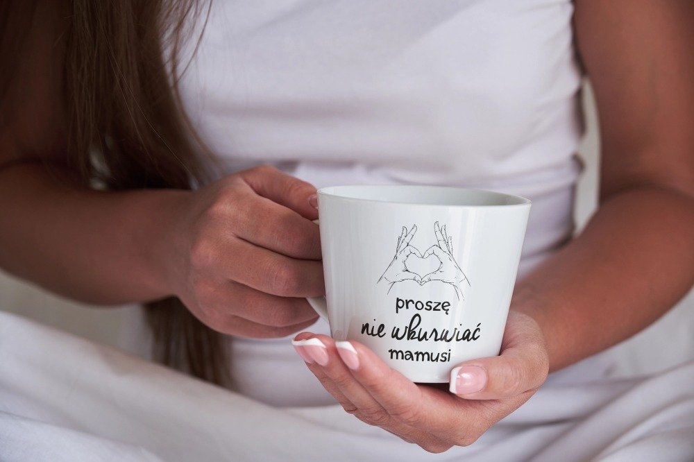 Personalizowany kubek z grafiką „Prosze nie wkurwiac mamusi"