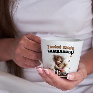 Personalizowany kubek z grafiką „Jestes Moja lambadziara"