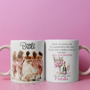 Personalizowany kubek z grafiką „Wieczor panienski Moniki"