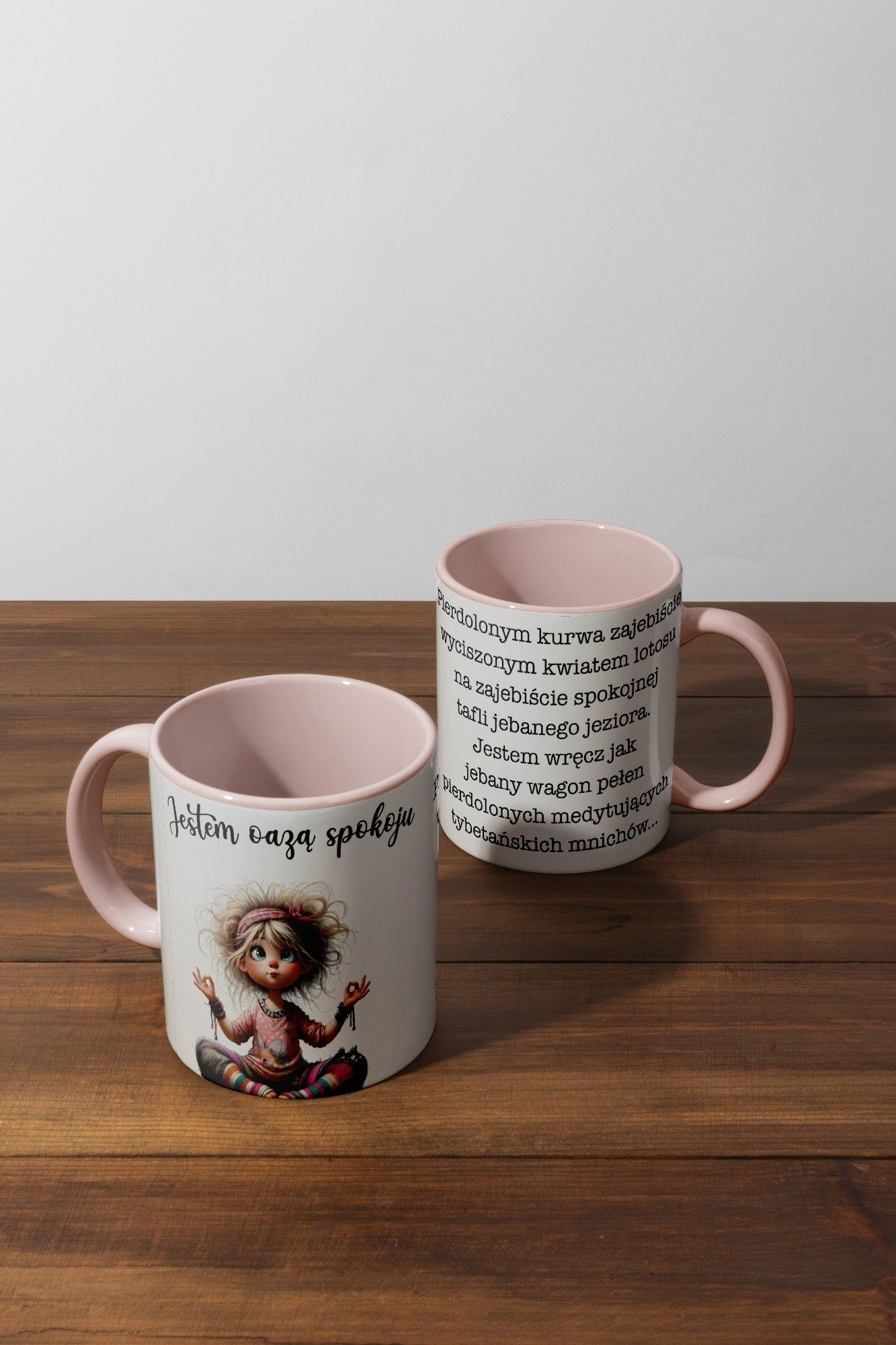 Personalizowany kubek z grafiką „Jestem Oaza spokoju"
