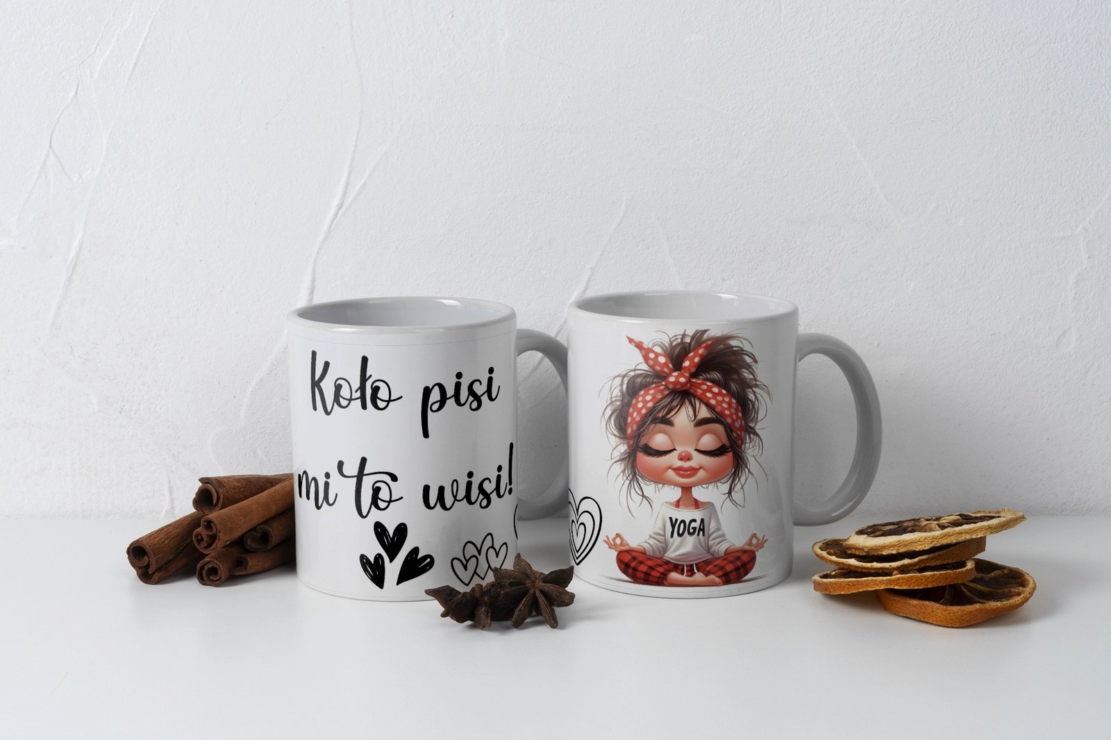 Personalizowany kubek z grafiką „Kolo Pisi mi to Wisi"