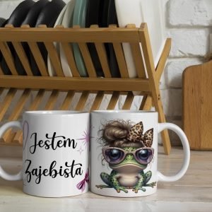 Personalizowany kubek z grafiką „Jestem zajebista"