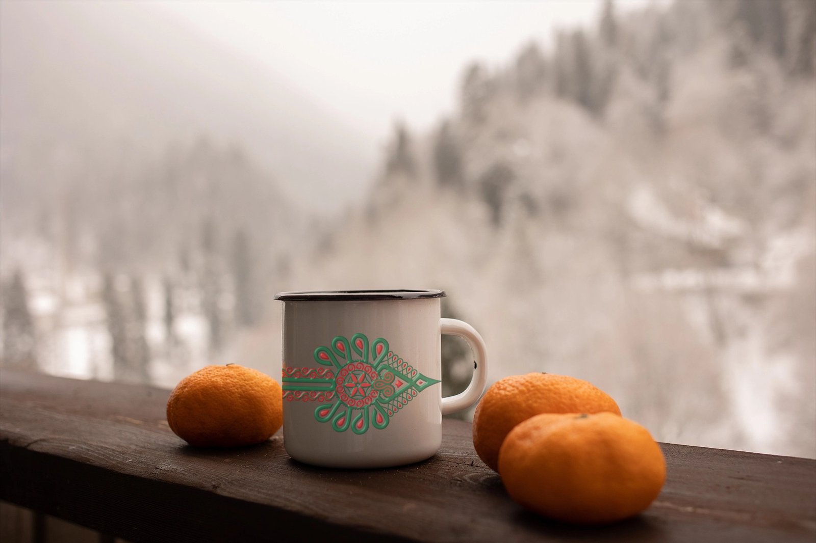 Personalizowany kubek z grafiką „Wzory Ludowe" - obrazek 2