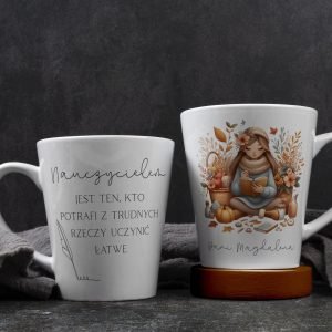 Personalizowany kubek z grafiką „Nauczycielka pani Magdalena"