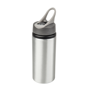 Aluminiowa butla Active 650 ml z ustnikiem – srebrny
