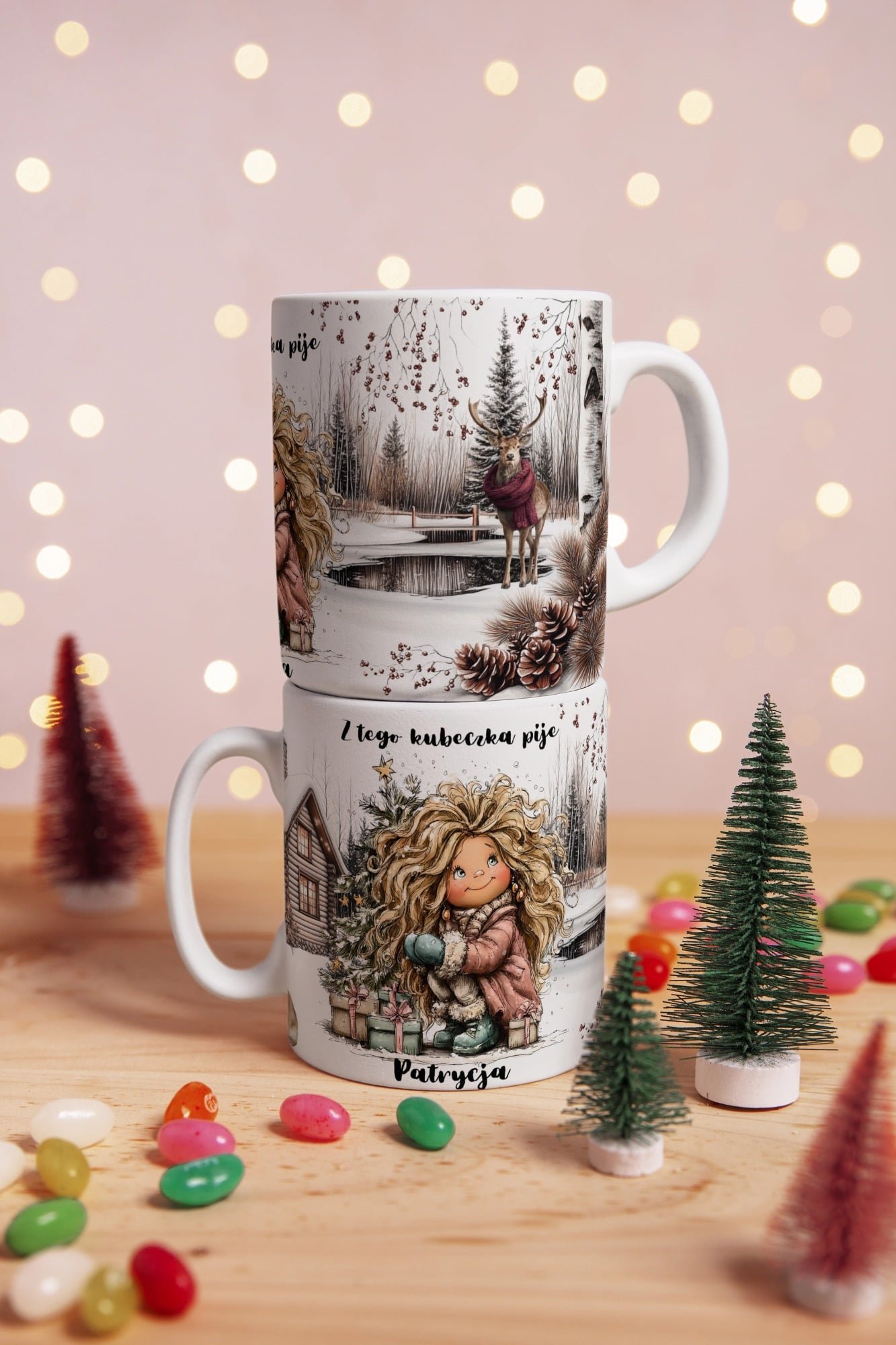 Personalizowany Kubek swiateczna Zosienka