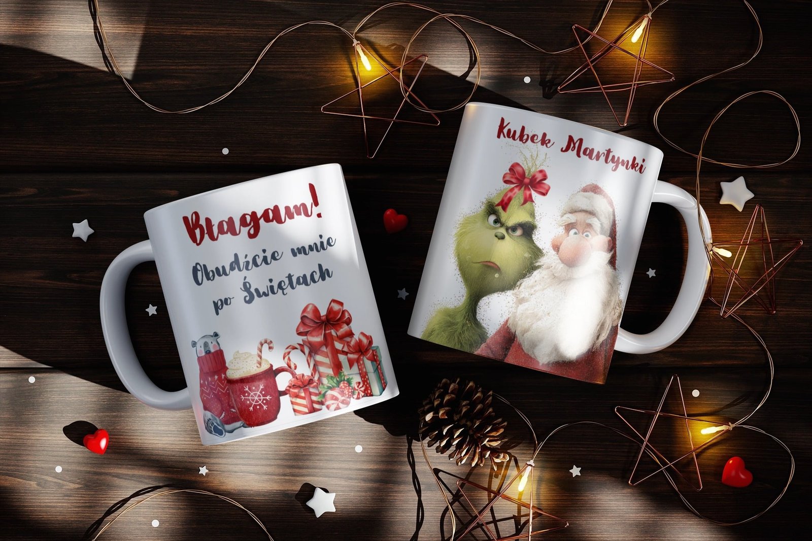 Personalizowany Kubek - Blagam obudzcie Mnie w Swieta - obrazek 3