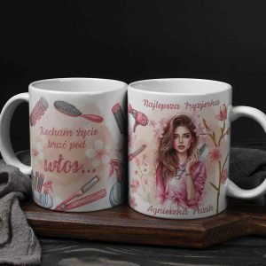 Personalizowany Kubek dla Najlepsza fryzjerka