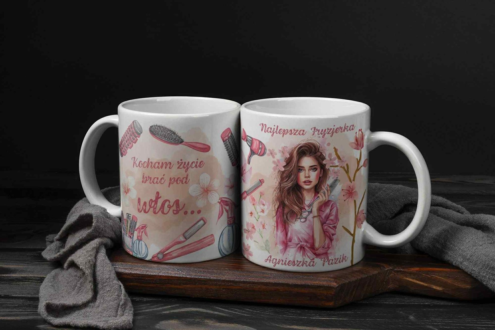 Personalizowany Kubek dla Najlepsza fryzjerka