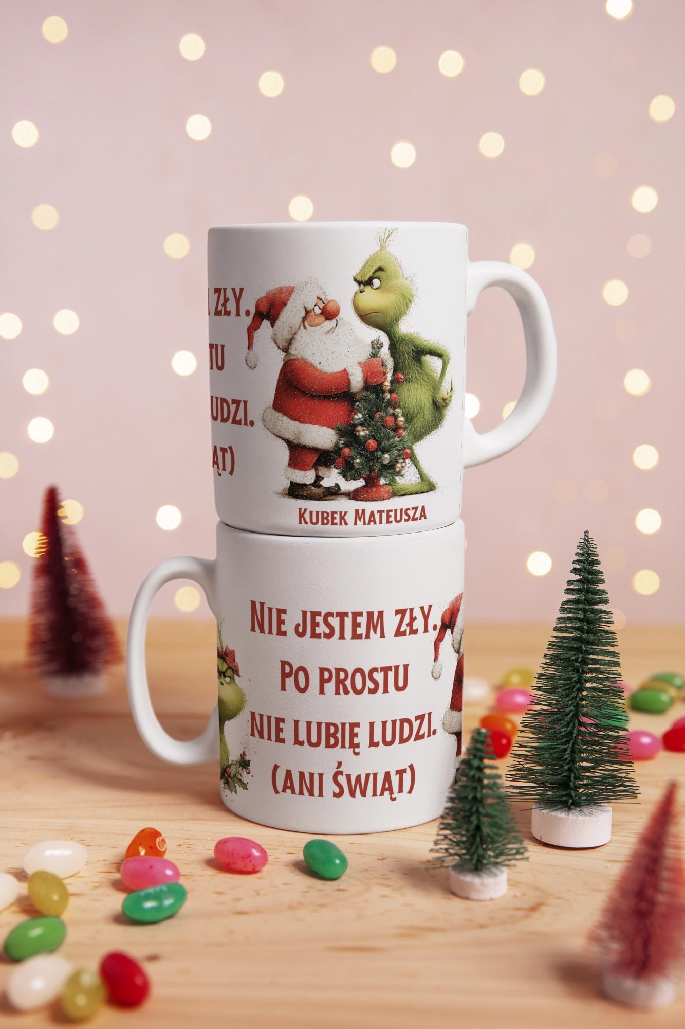 Personalizowany Kubek - Blagam obudzcie Mnie w Swieta - obrazek 2