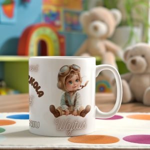 Personalizowany Kubek dla Dziecka „Wojtus Absolwent przedszkola"